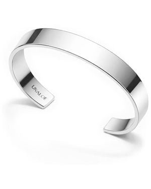 Unaloe Wide Band Open Cuff Bracelet For - Metallic