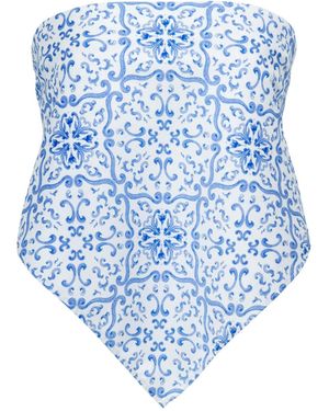 The Etta Collection Veronica Scarf - Blue