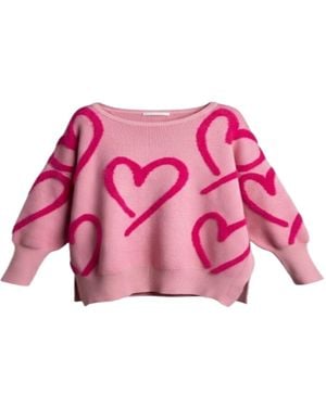 Saachi Whimsical Heart Jumper - Pink