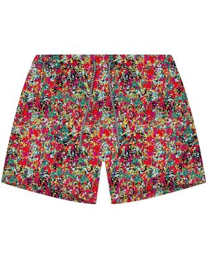 Playaluxe Tulum Volley Swim Trunk Coral Calypso - Red