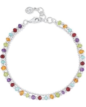 Dower & Hall Faceted Bead Orissa Bracelet - Metallic