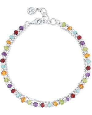 Dower & Hall Faceted Bead Orissa Bracelet - Metallic