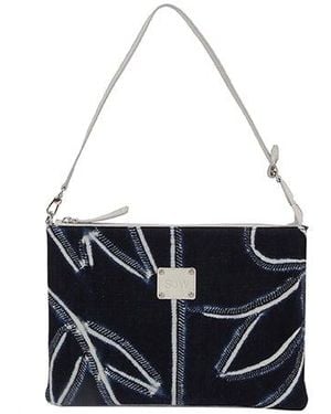 SJW BAGS LONDON Danubius Batik Clutch Bag - Black