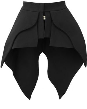 Julia Allert Sculpted Peplum Belt - Black