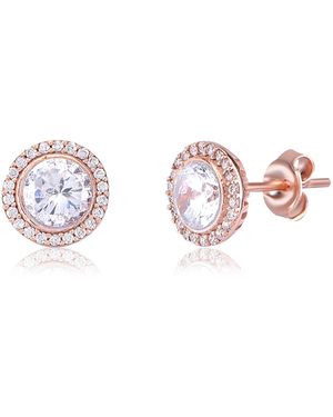 BY EDA DOGAN Minimal Stud Earring - Pink