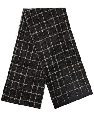 Mohair&Angora Mohair Scarf Zeus - Black