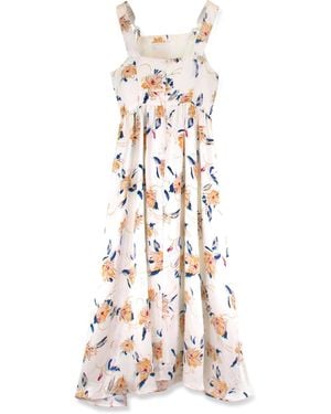 Profile Nyc Cream Floral Jumper - White