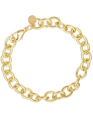 Nazzar Oval Link Chain Bracelet - Metallic