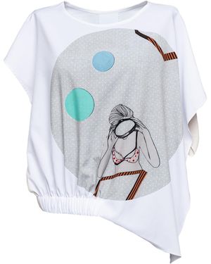 ARTISTA Neutrals Diver Top - White