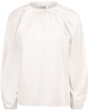 Lou&Up (Formerly Loup Clothing) Braided Blouse - White