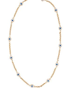 1610Istanbul Evil Eye Grand Bazaar Necklace - Metallic