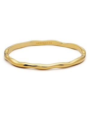 Crystals and Co Full Wave Bangle - Metallic