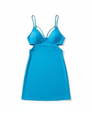 Altra Volta Strappy Open-Back Dress Aqua - Blue