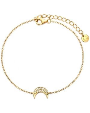 Gold Trip Celestial Moon Bracelet - Metallic