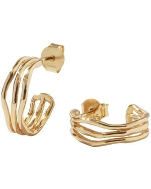 Muru Karma Hoops - Metallic