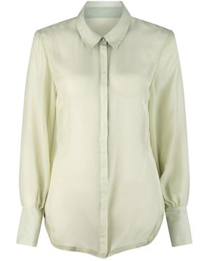 Dref Gabriel Pure Silk Shirt - White
