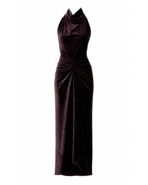 SACHA DRAKE Lavish Cowl Dress - Black