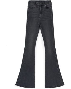 Dr. Denim Moxy High Flare - Blue