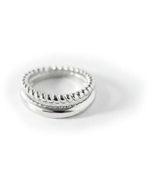 Lei & Mar Co. The Demi Ring - White