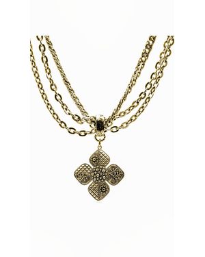 Bayemeyc Giardino Multi Chain Necklace - Metallic