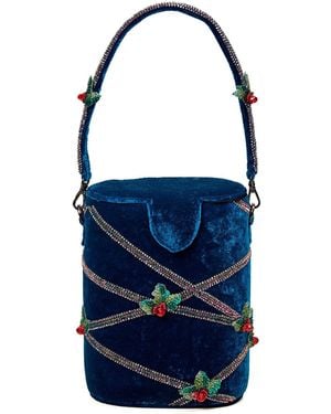 Simitri Knotty Or Nice Bucket Bag - Blue