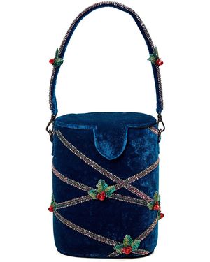 Simitri Knotty Or Nice Bucket Bag - Blue