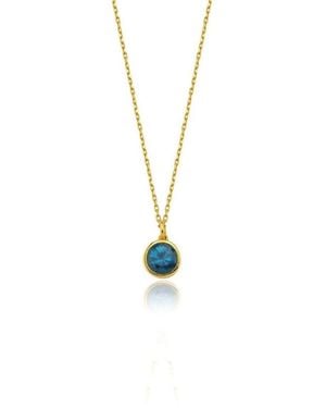 LINYA JEWELLERY Cosmic Chain Zodiac Necklace Birthstone - Metallic
