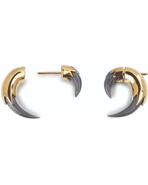 Kasun Small Vampire Claw Earrings - Metallic