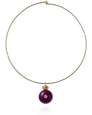 Saule Label Paloma Collar Necklace - Metallic