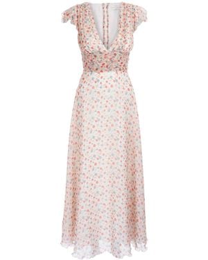Sofia Tsereteli Grace Silk Dress - Pink
