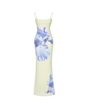 Herfetch Maxi Lilac Dress- Multicolour - Blue