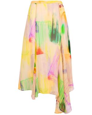 Klements Solstice Silk Skirt - Yellow