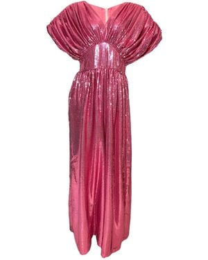 Julia Clancey Zowie Pink Palazzo Jumpsuit
