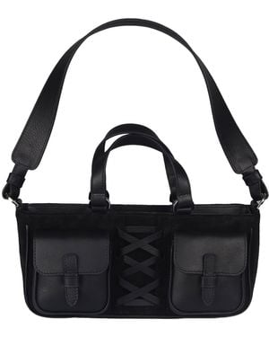 F3Rog by Rana East-West Shoulder Leila Bag - Black