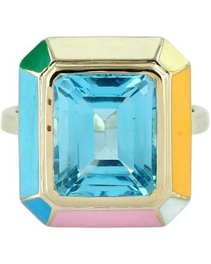 Artisan Topaz Ring - Blue