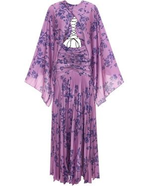 Maison sél Maxi Dress - Purple