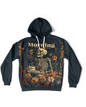 Aloha From Deer Neutrals Morning Coffee Oversize Hoodie - Green