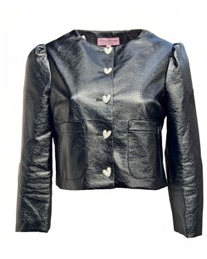 Madeleine Simon Studio The Wednesday Heart Buttons - Blue