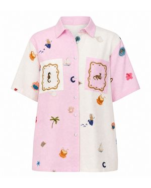 Palm Collective Magique Blouse - Pink