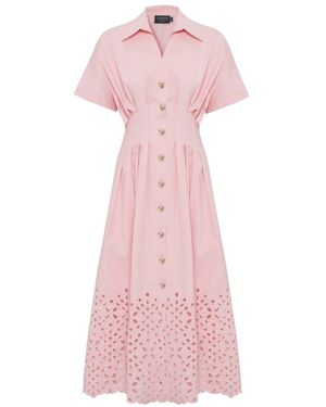 Exquise Regular Timeless Elegance Vera Shirt Dress - Pink