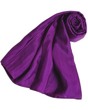 Silk and Bears Royal Silk Scarf – Hand-Dyed Mulberry Silk, Eid & Evening Wrap - Purple