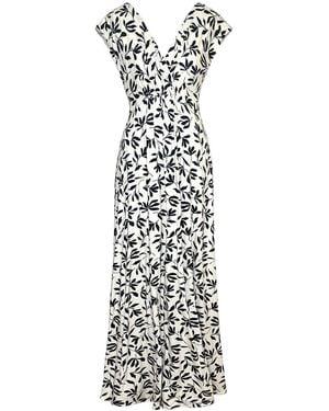 Alie Street London Neutrals Sophia Maxi Dress - White