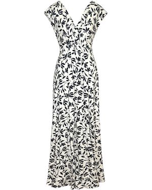 Alie Street London Neutrals Sophia Maxi Dress - White