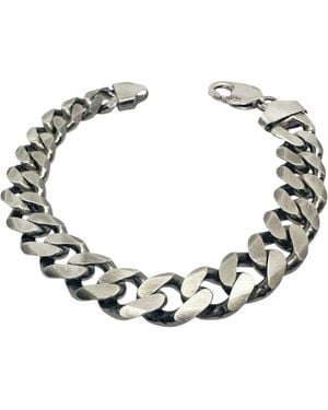 Tg-Jewellery by Tamara Gervasio Satin & Oxidised Curb Chain Bracelet - Metallic