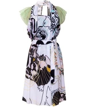 ARTISTA Bath Mint Dress - White