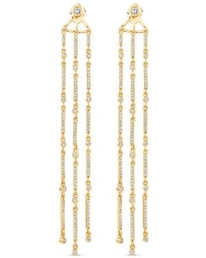 SALLY SKOUFIS Interchangeable Minx Earring With Made Diamonds - Metallic