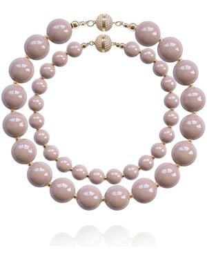 Saule Label Siena Duo Necklaces - Pink