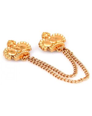 DAVID WEJ Crown Lapel Pin – - Metallic