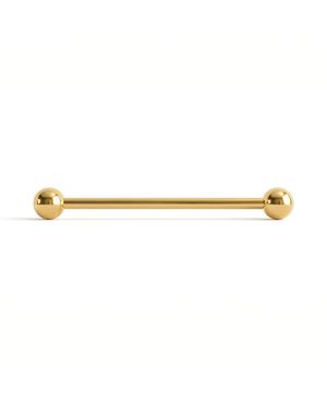 Zahav Jewelry 10K Solid Externally Threaded Cartilage Earring - Metallic
