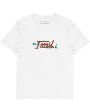 Anchor and Crew Outdoor Trail Club Supply Organic Cotton T-Shirt - White